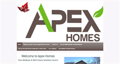 Desktop Screenshot of apexhomesltd.calls.net