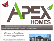 Tablet Screenshot of apexhomesltd.calls.net