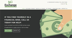 Desktop Screenshot of exchangefinancetn.calls.net