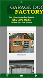 Mobile Screenshot of garagedoorfactory.calls.net