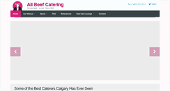 Desktop Screenshot of allbeefcatering.calls.net