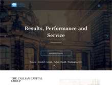 Tablet Screenshot of calliancapital.calls.net