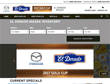 Tablet Screenshot of eldoradomazda.calls.net