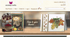 Desktop Screenshot of ecstasycrafts.calls.net