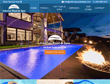 Tablet Screenshot of interiorpoolandspa.calls.net