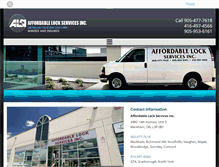 Tablet Screenshot of affordablelock.calls.net