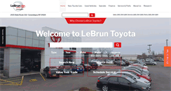 Desktop Screenshot of lebruntoyota.calls.net