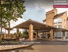 Tablet Screenshot of oakville.montecarloinns.calls.net