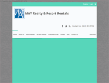 Tablet Screenshot of mayresort.calls.net
