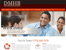 Tablet Screenshot of dmhbcpa.calls.net