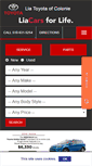 Mobile Screenshot of liatoyotaofcolonie.calls.net