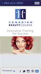 Mobile Screenshot of canadianbeautycollege.calls.net