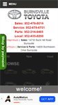 Mobile Screenshot of burnsvilletoyota.calls.net