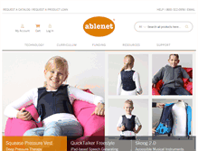 Tablet Screenshot of ablenetinc.calls.net