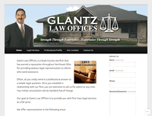 Tablet Screenshot of glantzlawoffices.calls.net