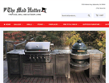 Tablet Screenshot of madhatteronlinestore-ga.calls.net