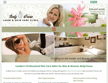 Tablet Screenshot of bodyfocuslondon.calls.net